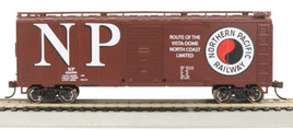 Pullman-Standard PS-1 40' Steel Boxcar - Ready to Run - Silver Series(R) -- Northern Pacific 27231 (Boxcar Red, white, red, black, Large Monad and NP)