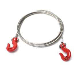 Tow Hooks and Braided Wire Set (1/10 Scale)