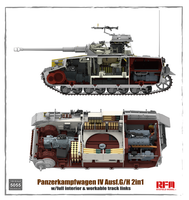 Panzer IV G/H with interior (1/35 Scale) Military Model Kit