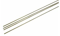 Round Brass Wire pkg(4) -- .028" Diameter (HO Scale 2"; N Scale 4-1/2")