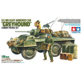 US M8 Light Armored Greyhound Combat Patrol (1/35 Scale) Plastic Model Kit