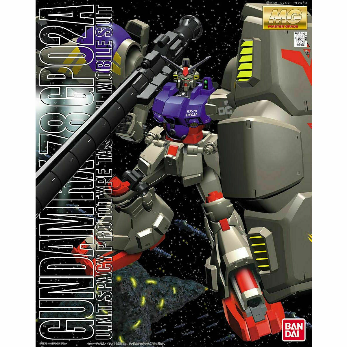 MG Gundam RX-78 GP02A (1/100 Scale) Plastic Gundam Model Kit MG Gundam RX-78 GP02A (1/100 Scale) Plastic Gundam Model Kit