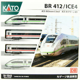 N Scale ICE4 (Green Line) Basic Set 4 Car Set