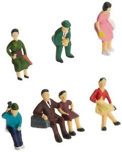 Seated People (6-pack) Figures HO Scale