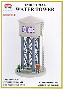 Industrial Water Tower HO Scale Building Kit