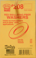 .015 Red Fiber Washer