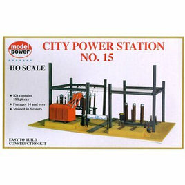 HO Scale Model Power City Power Station Kit