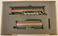 N Scale 4-8-4 Class J, N and W Number 608