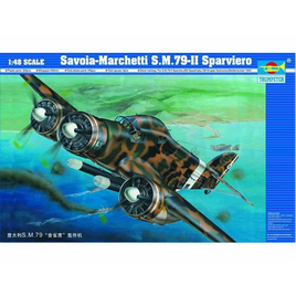 Savoia-Marchetti SM79-II (1/48th Scale) Plastic Military Model Kit