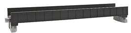 Single-Plate Girder Bridge - 7-5/16" 186mm -- Black