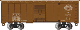 Steam-Era 40' Steel Boxcar - Ready to Run - Silver Series(R) -- New York Central (Boxcar Red, System Logo)