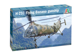H-21C Flying Banana (1/48th Scale) Helicopter Model Kit