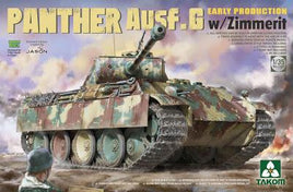 Panther Ausf G Early with Zimmerit (1/35 Scale) Tank Model Kit