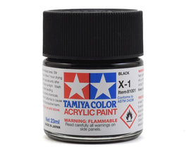 Tamiya Color X-1 Black Acrylic Paint 23mL