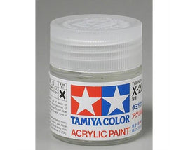 Glass jar of Tamiya color acrylic paint. 