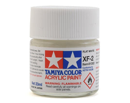 Tamiya color glass jar of XF2 Flat White