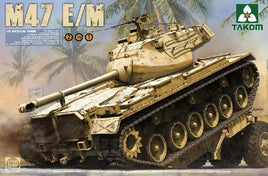 US M47 E/M Patton Medium Tank (1/35 Scale) Vehicle Model Kit