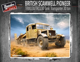British Scammell Pioneer w/30-Ton Tank Transporter (1/35th Scale) Plastic Military Model Kit