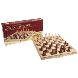 10.5" Wood Chess Set
