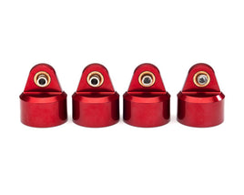 Aluminum Shock Caps Red-Maxx