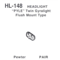 Pyle Twin Gyralight Flush Mount Headlight (Pack of 2)