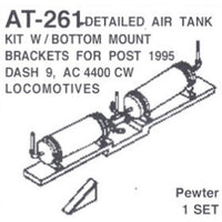Dash 9 Detailed Air Tank with Bottom Mount Brackets