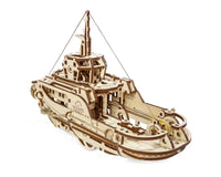 Wooden Tugboat Mechanical Model Kit