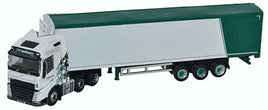 Volvo FH4 Tractor, Walking Floor Trailer - Assembled -- A.W. Jenkinson (white, green)